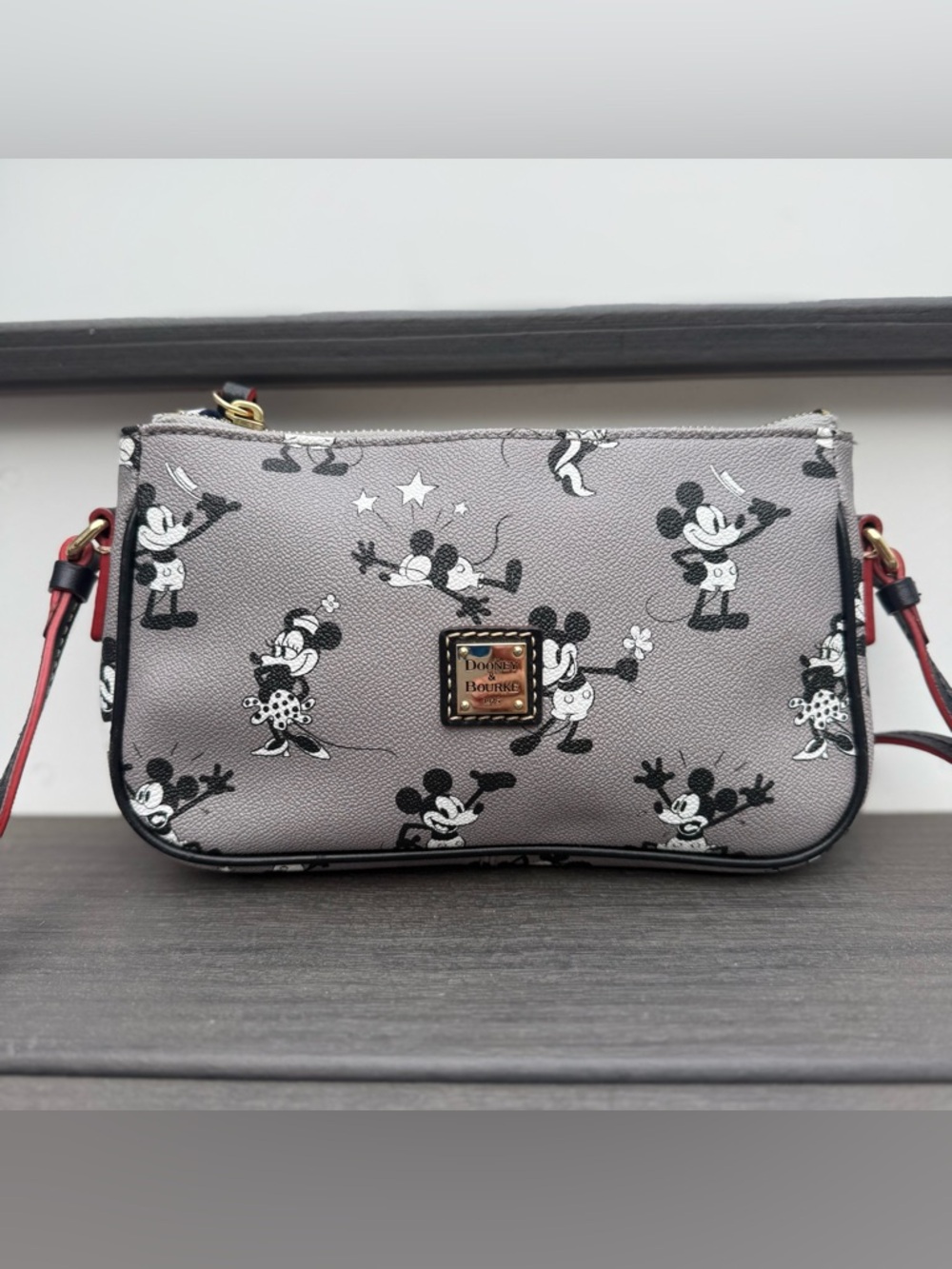 Dooney & Bourke Disney Parks Retro Mickey Pouchette/Crossbody Bag